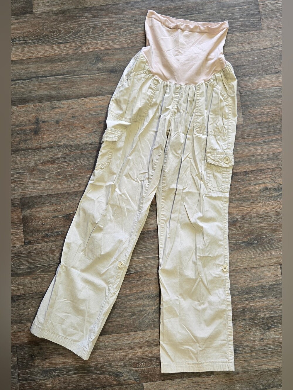 Motherhood maternity convertible cargo pants women's size large